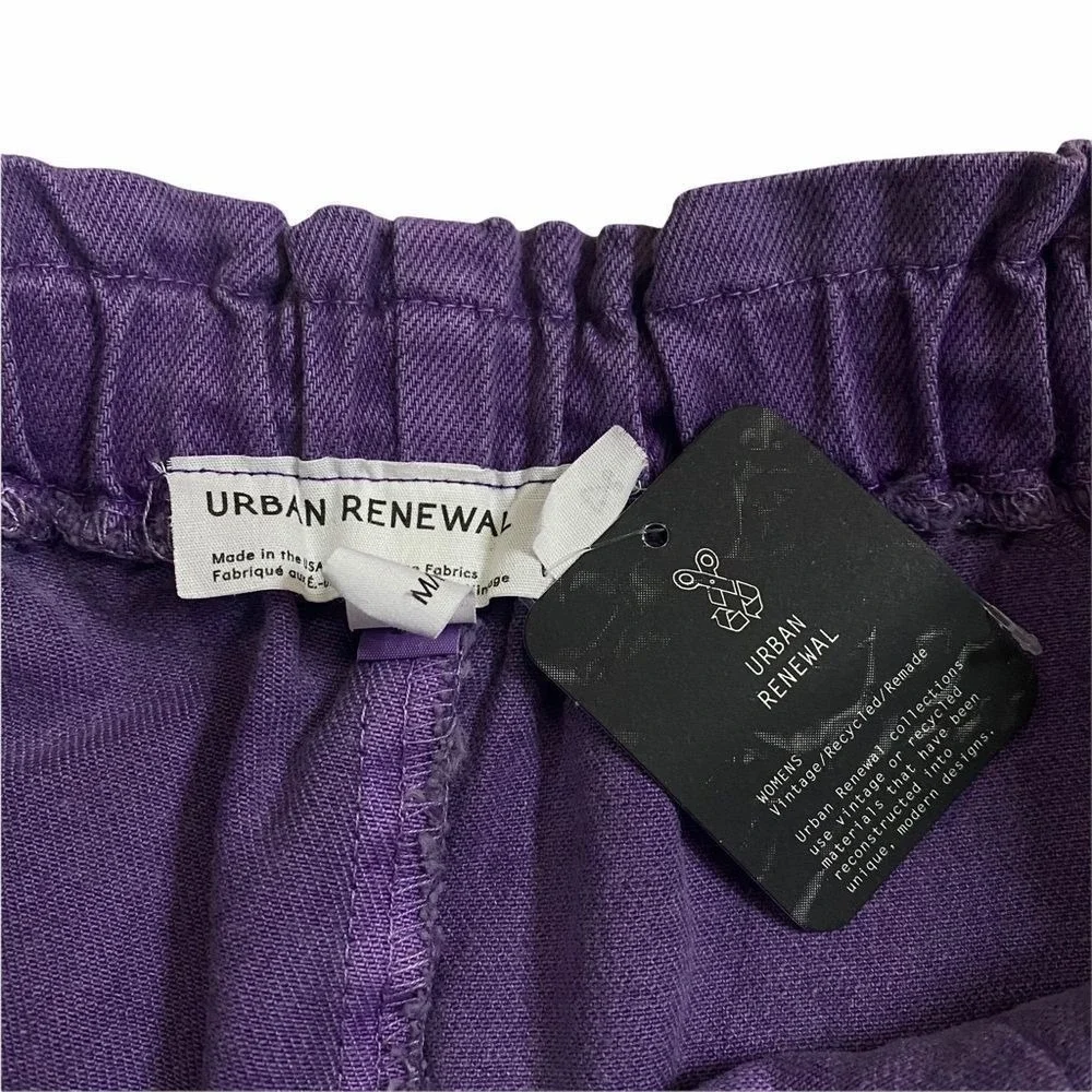 Urban Renewal Plum‎ High Waisted Purple Shorts Summer Medium Pocket
